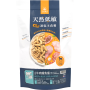 汪喵星球 【紐西蘭進口】狗用脫水生肉糧 [牛肉鱈魚] 500g (FR055)