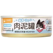 汪喵星球 貓主食罐 益菌PRO+ [綿密肉泥主食罐] 鮮甜虱目魚 80g (FM264)