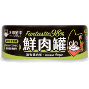 汪喵星球  鮮肉罐 貓罐頭 [經典主食罐] 放牧鹿肉 80g [98% 鮮肉無膠] (FM104)