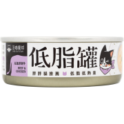 汪喵星球 低脂貓罐頭 [無膠主食罐] 元氣草飼牛 80g  (FM260)