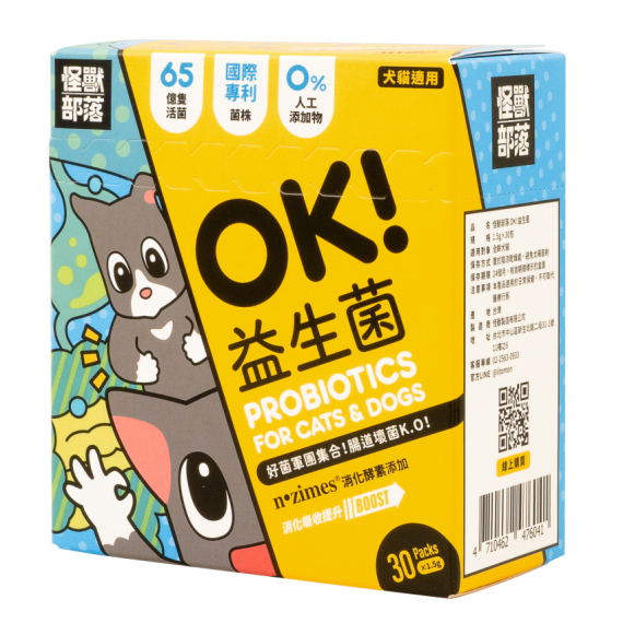 怪獸部落 OK！益生菌 1.5G×30包 (E604)