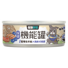 怪獸部落 成犬老犬罐頭 [保健機能主食罐] 藍莓佐羊鮭 82g (A052)