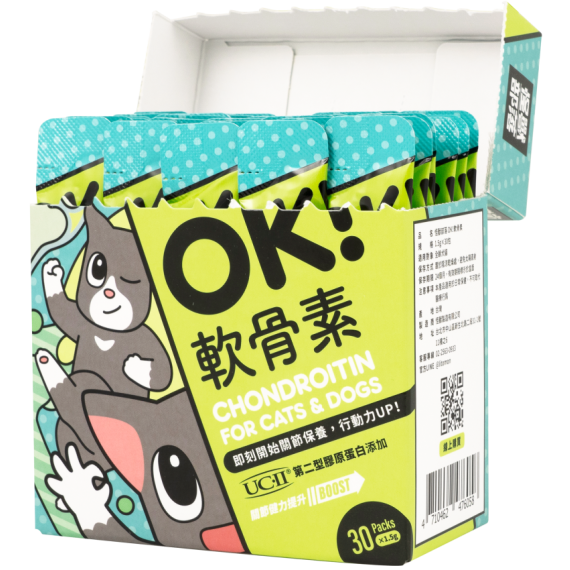 怪獸部落 OK！軟骨素 1.5G×30包 (E605)