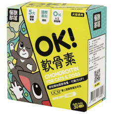 怪獸部落 OK！軟骨素 1.5G×30包 (E605)